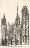 CPA La Cathedrale de Rouen Ensemble 