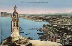 CPA Oran Vue generale et Chapelle de Santa Cruz 