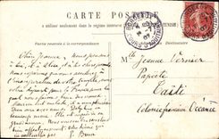 CPA Bordeaux Place de la Comedie Cours du XXX Juillet 