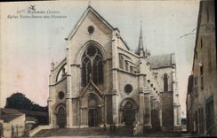 CPA Roanne Loire Eglise Notre Dame des Victoires 