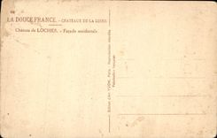 CPA Chateaux de la Loire Chateau de Loches Facade occidentale