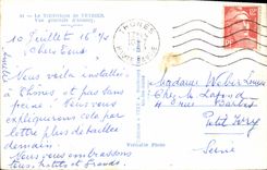 CPA La Teleferique de Veyrier Vue generale d'Annecy