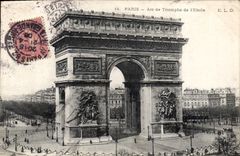 CPA Paris Arc de Triomphe de l'Etoile 