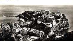 CPA Monaco Vue d'ensemble du Rocher 