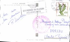 CPA Monaco Vue d'ensemble du Rocher 