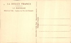 CPA La Rochelle Hotel de Ville Galerie du Rez de Chaussee
