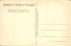 CPA Versailles Petit Trianon Temple de l'Amour 