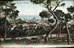 CPA Monte Carlo Vue prise entre les Pins 