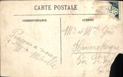 CPA Congres Eucharistique Lourdes 1914 Avant la Messe Pontificale 