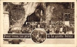 CPA Lourdes La Grotte 