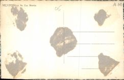 CPA Menton vu du Cap Martin 