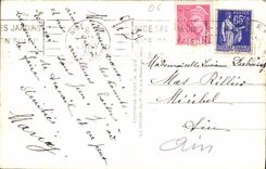 CPA Nice Palais de la Mediterranee et Promenade des Anglais 