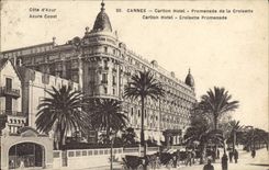 CPA Cannes Carlton Hotel Promenade de la Croisette 