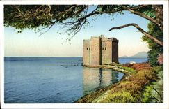 CPA Ile Saint Honorat Monastere fortifee Facade orientale 