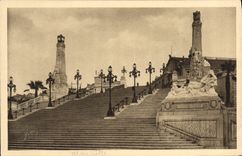 CPA Marseille L'Escalier monumental Senes et Arnal Architectes 