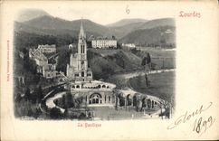 CPA Lourdes La Basilique 