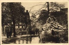 CPA Toulouse Square Wilson Statue de Goudouli 
