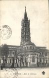 CPA Toulouse Abside de la Basilique 