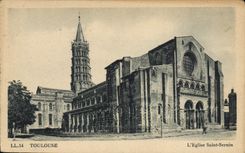 CPA Toulouse L'Eglise Saint Sernin 