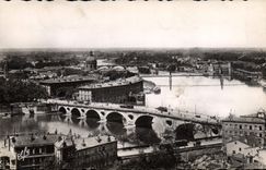 CPA Toulouse Vue generale sur la Garonne 