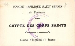 CPA Insigne Basilique Saint Sernin de Toulouse