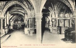 CPA Toulouse Cryptes de la Basilique St Sermin 