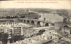 CPA Toulouse Vue generale sur la Garonne et Faubourg St Cyprien 