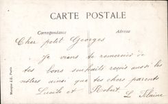 CPA Heureuse Annee Femme