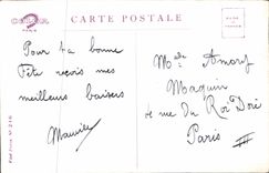 CPA Bonne Fete Fleurs Oiseaux