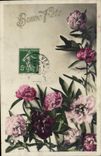 CPA Bonne Fete Fleurs
