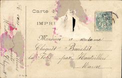 CPA Bonne Annee Fleurs