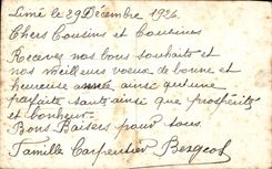 CPA Bonne Annee Femme