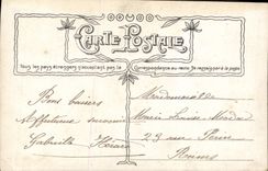 CPA Recevez ces fleurs avec mes remerciements  Femme Fleurs