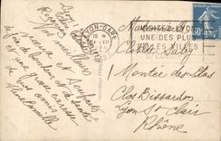 CPA Bonne Annee Femme