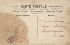 CPA Souvenir affectueux Femme Fleurs