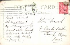 CPA A Happy New Year For You Fleurs