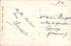 CPA Dans vos yeux ji vois luire la bonte Femme