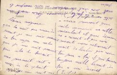 CPA Avec un soin jaloux Femme