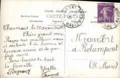 CPA Souvenir Affectueux Enfant