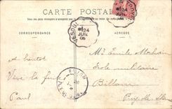 CPA L'Embarquement pour Cythere Femme