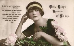 CPA Many Happy Returns of Today Femme