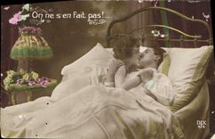 CPA On ne s'en fait pas Femme