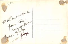 CPA Heureux Anniversaire Fleurs