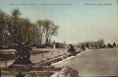 CPA Parc de Versailles Parterre d'ou sur la Terrasse 