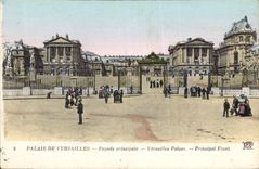 CPA Palais de Versailles Facade principale 
