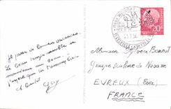 CPA Bodensee grure aus dem schonen Friedrichshoten Zeppelin Dirigeable