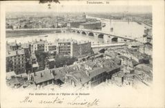 CPA Toulouse Vue Generale prise de l'Eglise de la Dalbade 