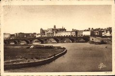 CPA Pyrenees Ocean Toulouse Le Pont Neuf La Garonne et la Pierre des Filtres 