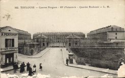 CPA Toulouse Caserne Perignon 83 d'Infanterie Quartier Bonhoure 