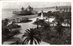 CPA Nice Jetee Promenade et Jardins Albert 